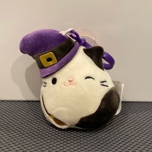 Squishmallow Clip Cam the Cat as Witch Halloween 2023 NWT
